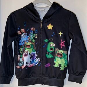 My Singing Monsters Black Hoodie - Kids Small